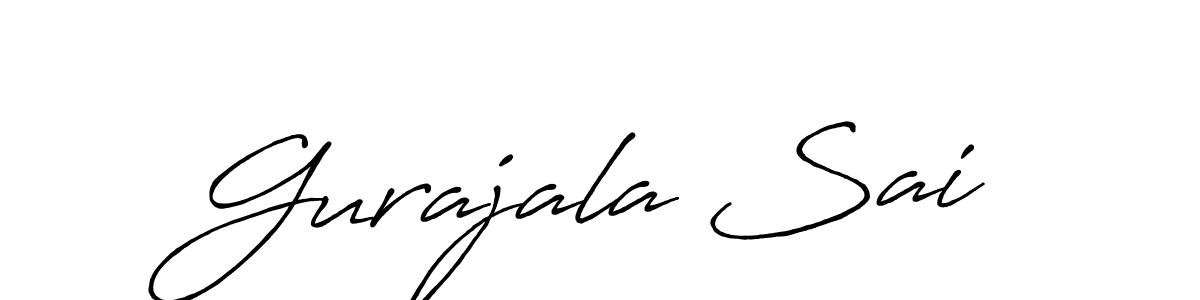 Use a signature maker to create a handwritten signature online. With this signature software, you can design (Antro_Vectra_Bolder) your own signature for name Gurajala Sai. Gurajala Sai signature style 7 images and pictures png