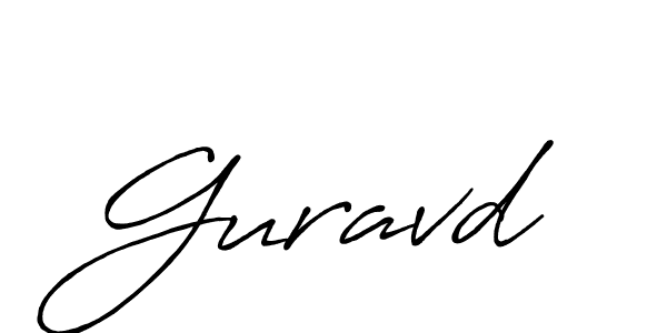 Use a signature maker to create a handwritten signature online. With this signature software, you can design (Antro_Vectra_Bolder) your own signature for name Guravd. Guravd signature style 7 images and pictures png