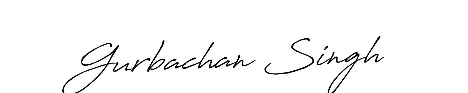 Gurbachan Singh stylish signature style. Best Handwritten Sign (Antro_Vectra_Bolder) for my name. Handwritten Signature Collection Ideas for my name Gurbachan Singh. Gurbachan Singh signature style 7 images and pictures png