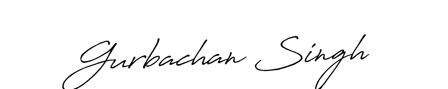 Gurbachan Singh stylish signature style. Best Handwritten Sign (Antro_Vectra_Bolder) for my name. Handwritten Signature Collection Ideas for my name Gurbachan Singh. Gurbachan Singh signature style 7 images and pictures png