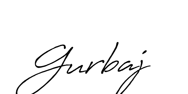 Make a beautiful signature design for name Gurbaj. With this signature (Antro_Vectra_Bolder) style, you can create a handwritten signature for free. Gurbaj signature style 7 images and pictures png