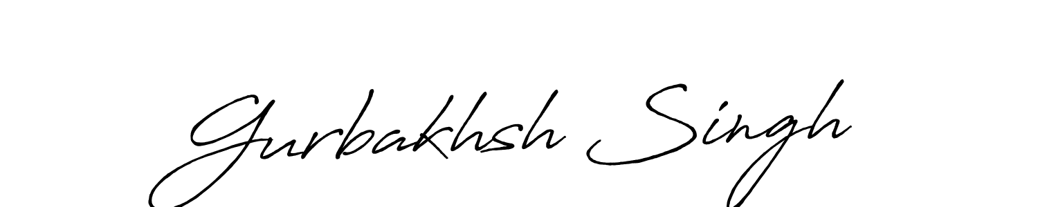 It looks lik you need a new signature style for name Gurbakhsh Singh. Design unique handwritten (Antro_Vectra_Bolder) signature with our free signature maker in just a few clicks. Gurbakhsh Singh signature style 7 images and pictures png