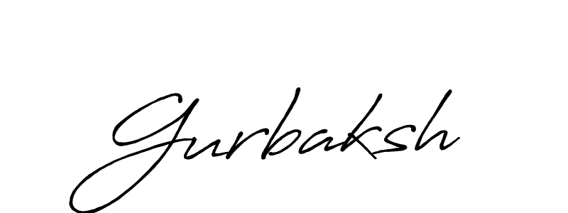 Create a beautiful signature design for name Gurbaksh. With this signature (Antro_Vectra_Bolder) fonts, you can make a handwritten signature for free. Gurbaksh signature style 7 images and pictures png