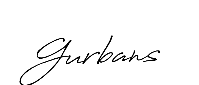 The best way (Antro_Vectra_Bolder) to make a short signature is to pick only two or three words in your name. The name Gurbans include a total of six letters. For converting this name. Gurbans signature style 7 images and pictures png