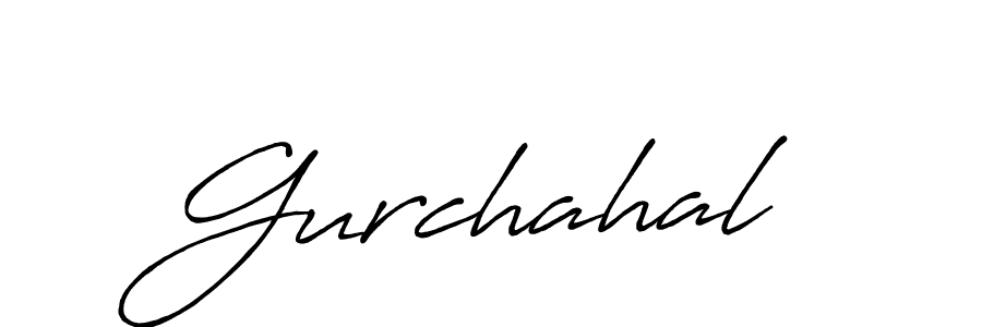 Gurchahal stylish signature style. Best Handwritten Sign (Antro_Vectra_Bolder) for my name. Handwritten Signature Collection Ideas for my name Gurchahal. Gurchahal signature style 7 images and pictures png