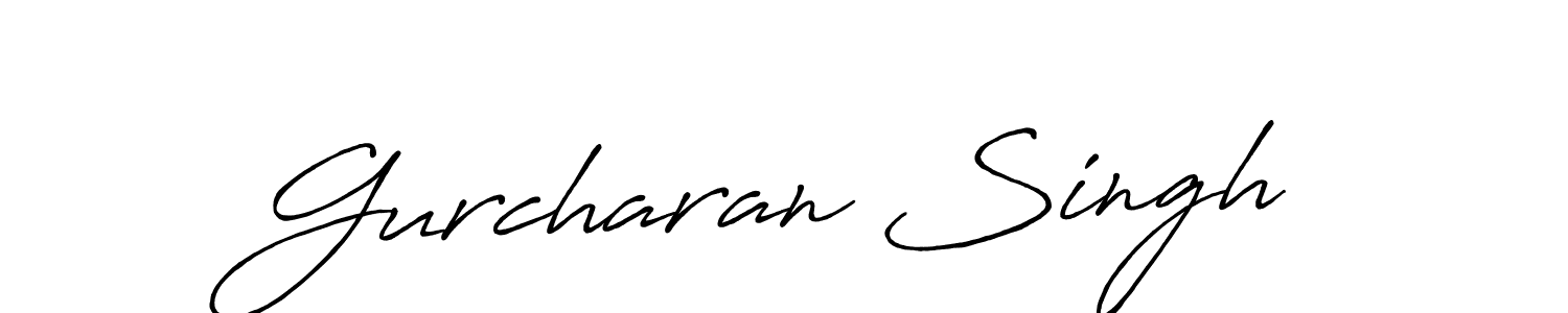 How to make Gurcharan Singh signature? Antro_Vectra_Bolder is a professional autograph style. Create handwritten signature for Gurcharan Singh name. Gurcharan Singh signature style 7 images and pictures png