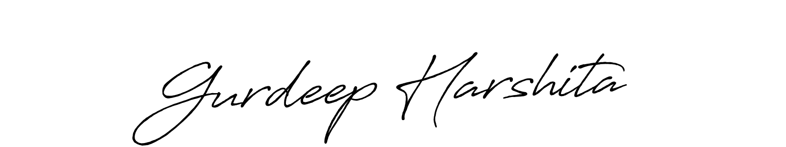 Use a signature maker to create a handwritten signature online. With this signature software, you can design (Antro_Vectra_Bolder) your own signature for name Gurdeep Harshita. Gurdeep Harshita signature style 7 images and pictures png