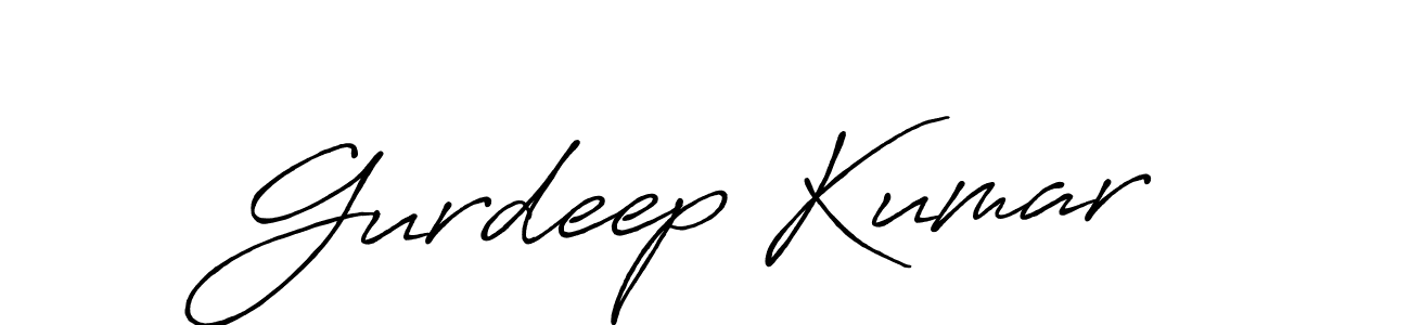 Design your own signature with our free online signature maker. With this signature software, you can create a handwritten (Antro_Vectra_Bolder) signature for name Gurdeep Kumar. Gurdeep Kumar signature style 7 images and pictures png