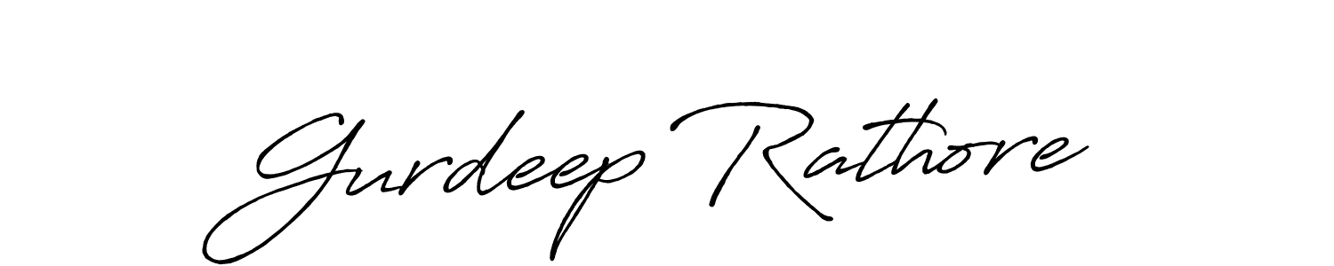 Gurdeep Rathore stylish signature style. Best Handwritten Sign (Antro_Vectra_Bolder) for my name. Handwritten Signature Collection Ideas for my name Gurdeep Rathore. Gurdeep Rathore signature style 7 images and pictures png