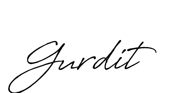 Use a signature maker to create a handwritten signature online. With this signature software, you can design (Antro_Vectra_Bolder) your own signature for name Gurdit. Gurdit signature style 7 images and pictures png