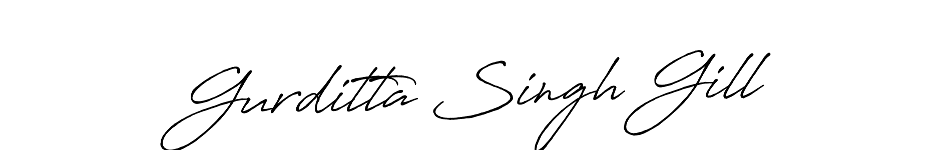 Make a beautiful signature design for name Gurditta Singh Gill. Use this online signature maker to create a handwritten signature for free. Gurditta Singh Gill signature style 7 images and pictures png