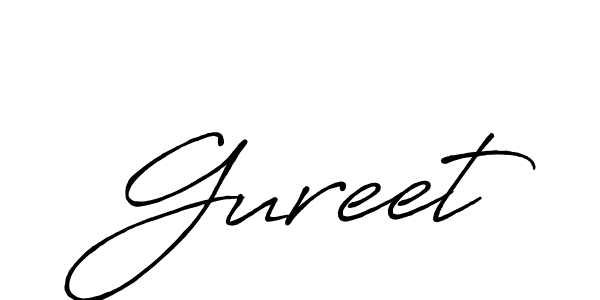 Design your own signature with our free online signature maker. With this signature software, you can create a handwritten (Antro_Vectra_Bolder) signature for name Gureet. Gureet signature style 7 images and pictures png