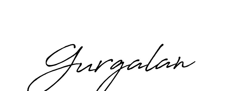 Create a beautiful signature design for name Gurgalan. With this signature (Antro_Vectra_Bolder) fonts, you can make a handwritten signature for free. Gurgalan signature style 7 images and pictures png