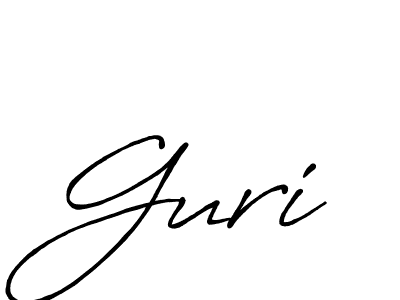 Also we have Guri name is the best signature style. Create professional handwritten signature collection using Antro_Vectra_Bolder autograph style. Guri signature style 7 images and pictures png