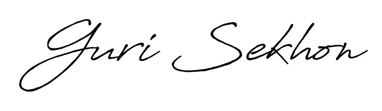 Create your official email sign-off with Guri Sekhon name in Antro_Vectra_Bolder style. Crisp, clean, and perfectly legible across all screens. Guri Sekhon signature style 7 images and pictures png