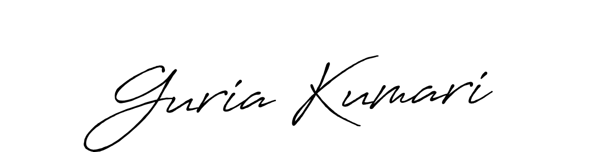 You should practise on your own different ways (Antro_Vectra_Bolder) to write your name (Guria Kumari) in signature. don't let someone else do it for you. Guria Kumari signature style 7 images and pictures png