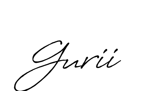 Once you've used our free online signature maker to create your best signature Antro_Vectra_Bolder style, it's time to enjoy all of the benefits that Gurii name signing documents. Gurii signature style 7 images and pictures png