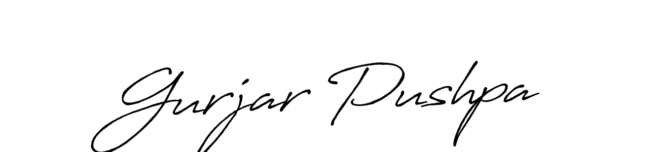 Also You can easily find your signature by using the search form. We will create Gurjar Pushpa name handwritten signature images for you free of cost using Antro_Vectra_Bolder sign style. Gurjar Pushpa signature style 7 images and pictures png