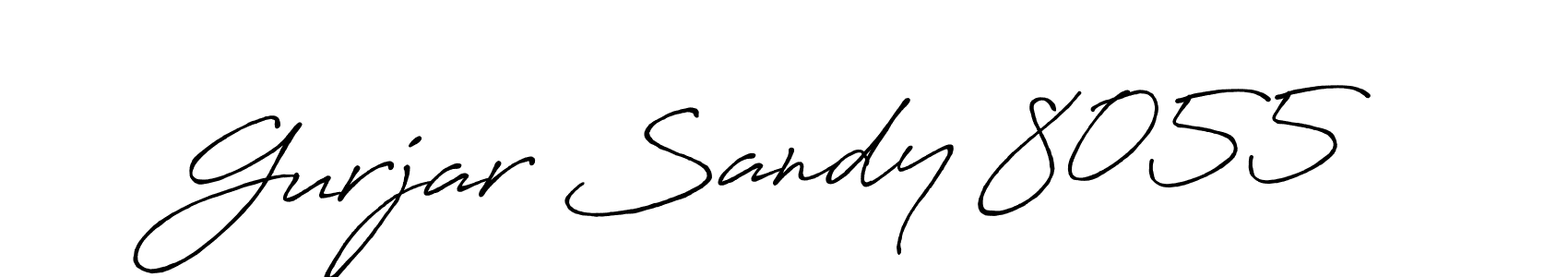 Make a beautiful signature design for name Gurjar Sandy 8055. Use this online signature maker to create a handwritten signature for free. Gurjar Sandy 8055 signature style 7 images and pictures png