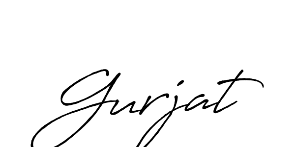 Use a signature maker to create a handwritten signature online. With this signature software, you can design (Antro_Vectra_Bolder) your own signature for name Gurjat. Gurjat signature style 7 images and pictures png