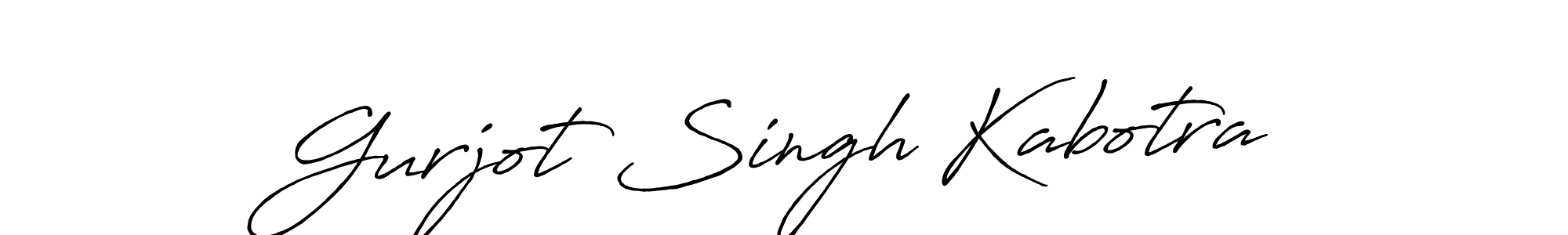 Gurjot Singh Kabotra stylish signature style. Best Handwritten Sign (Antro_Vectra_Bolder) for my name. Handwritten Signature Collection Ideas for my name Gurjot Singh Kabotra. Gurjot Singh Kabotra signature style 7 images and pictures png