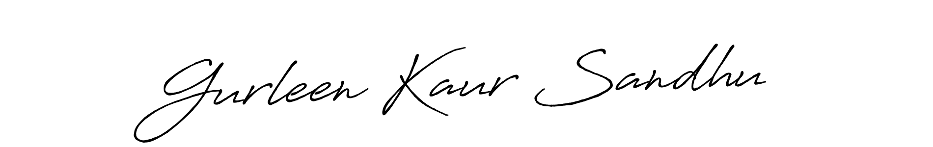 Also we have Gurleen Kaur Sandhu name is the best signature style. Create professional handwritten signature collection using Antro_Vectra_Bolder autograph style. Gurleen Kaur Sandhu signature style 7 images and pictures png