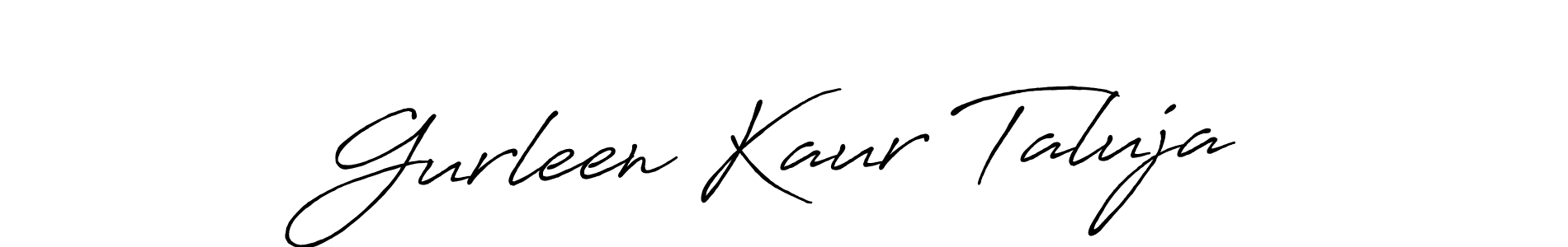 Make a beautiful signature design for name Gurleen Kaur Taluja. Use this online signature maker to create a handwritten signature for free. Gurleen Kaur Taluja signature style 7 images and pictures png