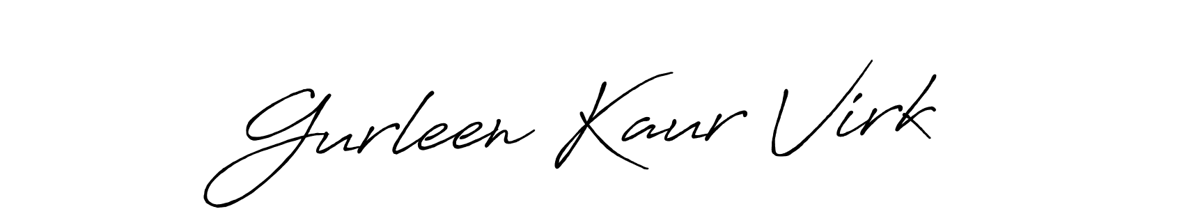 Also we have Gurleen Kaur Virk name is the best signature style. Create professional handwritten signature collection using Antro_Vectra_Bolder autograph style. Gurleen Kaur Virk signature style 7 images and pictures png