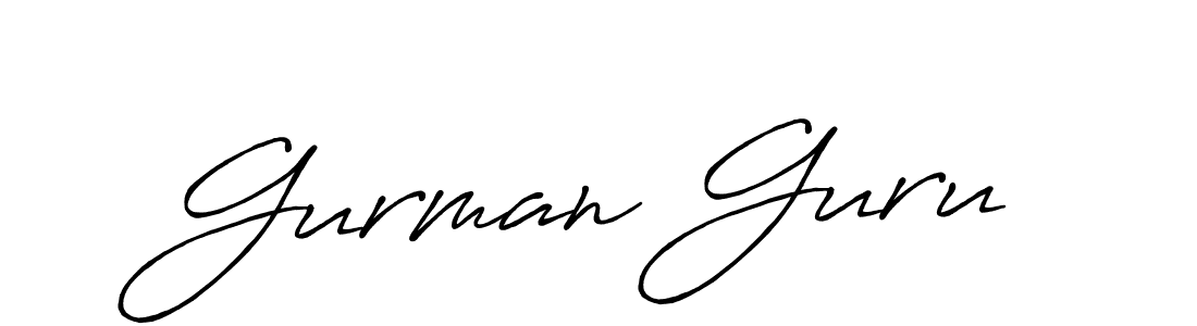 Also You can easily find your signature by using the search form. We will create Gurman Guru name handwritten signature images for you free of cost using Antro_Vectra_Bolder sign style. Gurman Guru signature style 7 images and pictures png