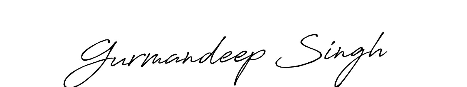 Use a signature maker to create a handwritten signature online. With this signature software, you can design (Antro_Vectra_Bolder) your own signature for name Gurmandeep Singh. Gurmandeep Singh signature style 7 images and pictures png