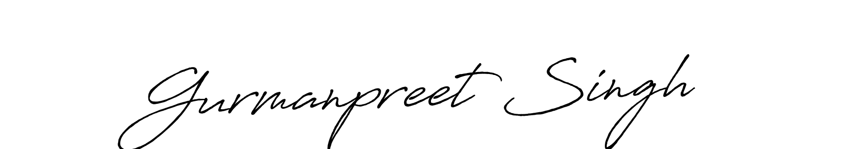 Gurmanpreet Singh stylish signature style. Best Handwritten Sign (Antro_Vectra_Bolder) for my name. Handwritten Signature Collection Ideas for my name Gurmanpreet Singh. Gurmanpreet Singh signature style 7 images and pictures png