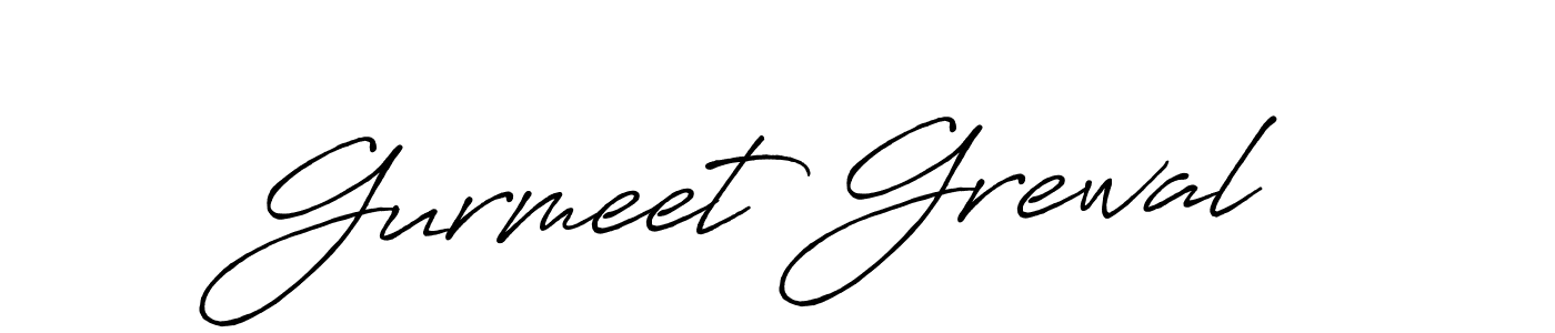 Also we have Gurmeet Grewal name is the best signature style. Create professional handwritten signature collection using Antro_Vectra_Bolder autograph style. Gurmeet Grewal signature style 7 images and pictures png