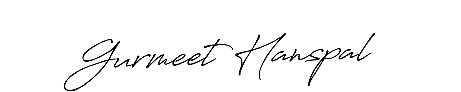 Use a signature maker to create a handwritten signature online. With this signature software, you can design (Antro_Vectra_Bolder) your own signature for name Gurmeet Hanspal. Gurmeet Hanspal signature style 7 images and pictures png