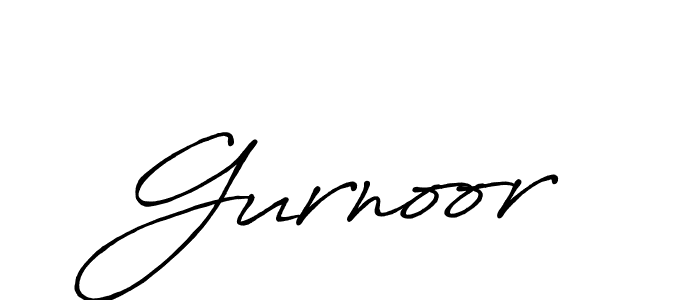 How to make Gurnoor name signature. Use Antro_Vectra_Bolder style for creating short signs online. This is the latest handwritten sign. Gurnoor signature style 7 images and pictures png