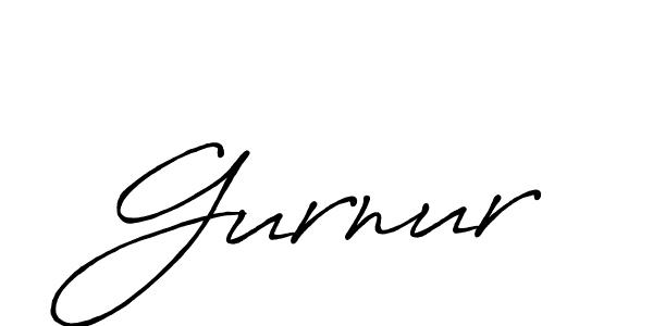 How to make Gurnur signature? Antro_Vectra_Bolder is a professional autograph style. Create handwritten signature for Gurnur name. Gurnur signature style 7 images and pictures png