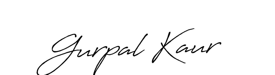 How to make Gurpal Kaur signature? Antro_Vectra_Bolder is a professional autograph style. Create handwritten signature for Gurpal Kaur name. Gurpal Kaur signature style 7 images and pictures png