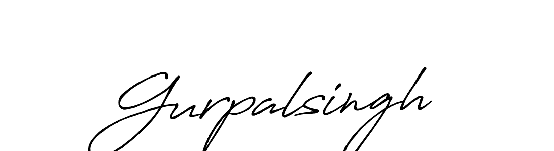 Create a beautiful signature design for name Gurpalsingh. With this signature (Antro_Vectra_Bolder) fonts, you can make a handwritten signature for free. Gurpalsingh signature style 7 images and pictures png