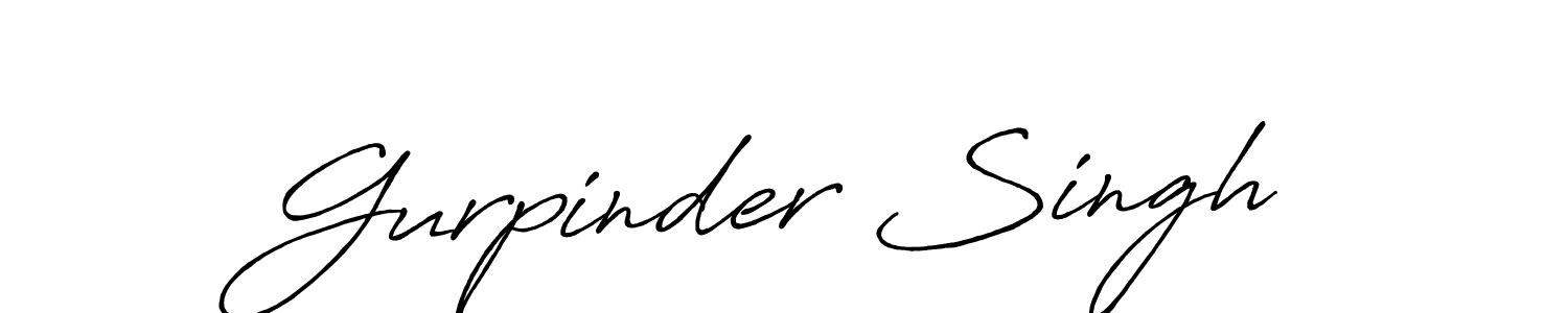How to make Gurpinder Singh signature? Antro_Vectra_Bolder is a professional autograph style. Create handwritten signature for Gurpinder Singh name. Gurpinder Singh signature style 7 images and pictures png