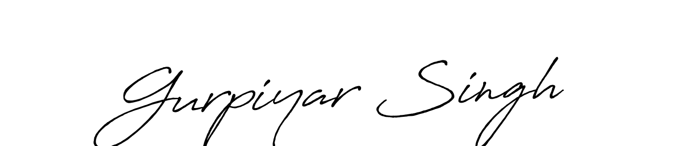 Also we have Gurpiyar Singh name is the best signature style. Create professional handwritten signature collection using Antro_Vectra_Bolder autograph style. Gurpiyar Singh signature style 7 images and pictures png