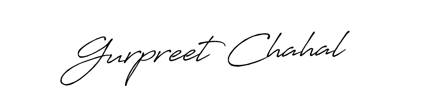 How to make Gurpreet Chahal signature? Antro_Vectra_Bolder is a professional autograph style. Create handwritten signature for Gurpreet Chahal name. Gurpreet Chahal signature style 7 images and pictures png