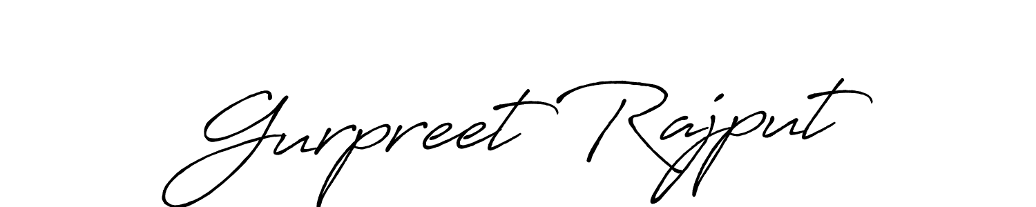 How to make Gurpreet Rajput signature? Antro_Vectra_Bolder is a professional autograph style. Create handwritten signature for Gurpreet Rajput name. Gurpreet Rajput signature style 7 images and pictures png