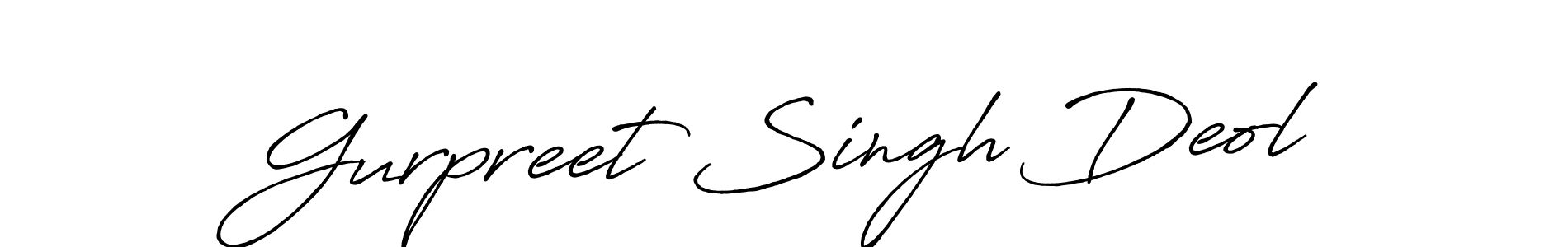 Design your own signature with our free online signature maker. With this signature software, you can create a handwritten (Antro_Vectra_Bolder) signature for name Gurpreet Singh Deol. Gurpreet Singh Deol signature style 7 images and pictures png