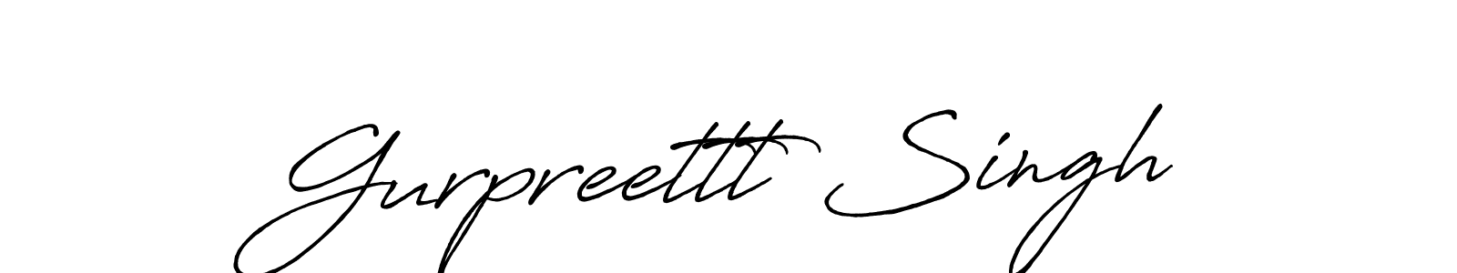 Antro_Vectra_Bolder is a professional signature style that is perfect for those who want to add a touch of class to their signature. It is also a great choice for those who want to make their signature more unique. Get Gurpreettt Singh name to fancy signature for free. Gurpreettt Singh signature style 7 images and pictures png
