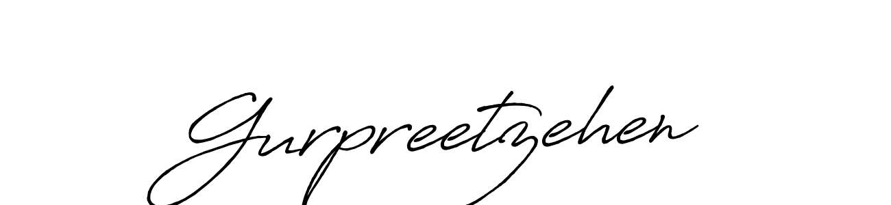 Use a signature maker to create a handwritten signature online. With this signature software, you can design (Antro_Vectra_Bolder) your own signature for name Gurpreetzehen. Gurpreetzehen signature style 7 images and pictures png