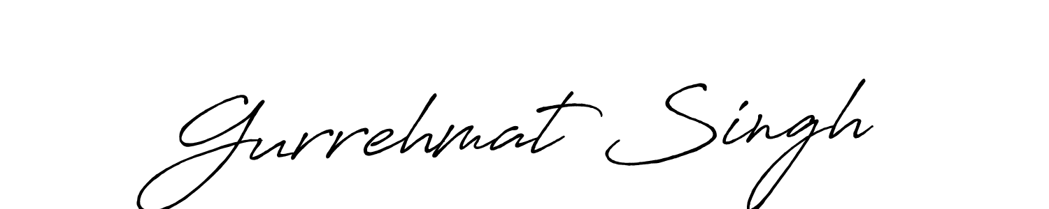 How to make Gurrehmat Singh signature? Antro_Vectra_Bolder is a professional autograph style. Create handwritten signature for Gurrehmat Singh name. Gurrehmat Singh signature style 7 images and pictures png