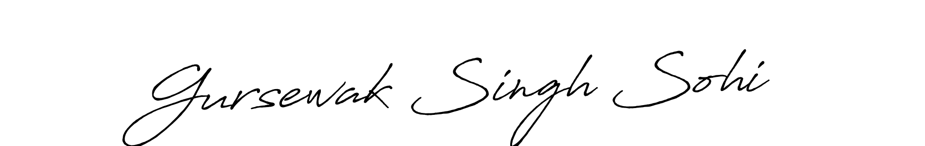 It looks lik you need a new signature style for name Gursewak Singh Sohi. Design unique handwritten (Antro_Vectra_Bolder) signature with our free signature maker in just a few clicks. Gursewak Singh Sohi signature style 7 images and pictures png