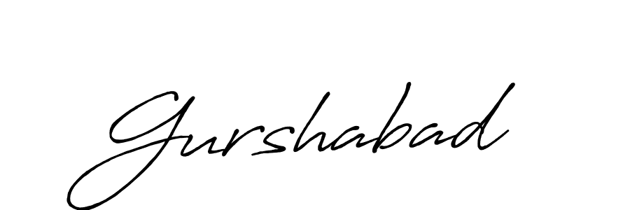 Make a beautiful signature design for name Gurshabad. Use this online signature maker to create a handwritten signature for free. Gurshabad signature style 7 images and pictures png