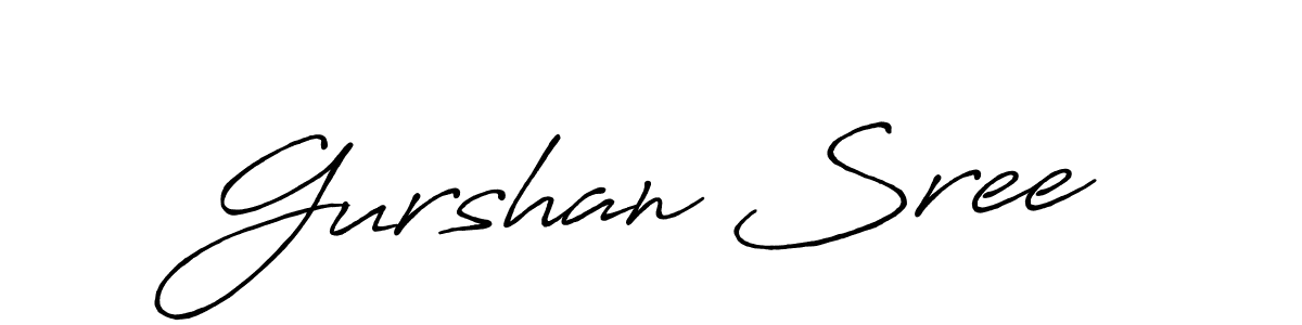 It looks lik you need a new signature style for name Gurshan Sree. Design unique handwritten (Antro_Vectra_Bolder) signature with our free signature maker in just a few clicks. Gurshan Sree signature style 7 images and pictures png