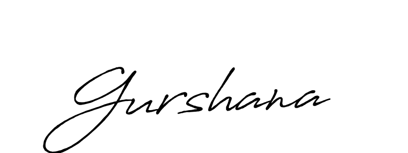 It looks lik you need a new signature style for name Gurshana. Design unique handwritten (Antro_Vectra_Bolder) signature with our free signature maker in just a few clicks. Gurshana signature style 7 images and pictures png