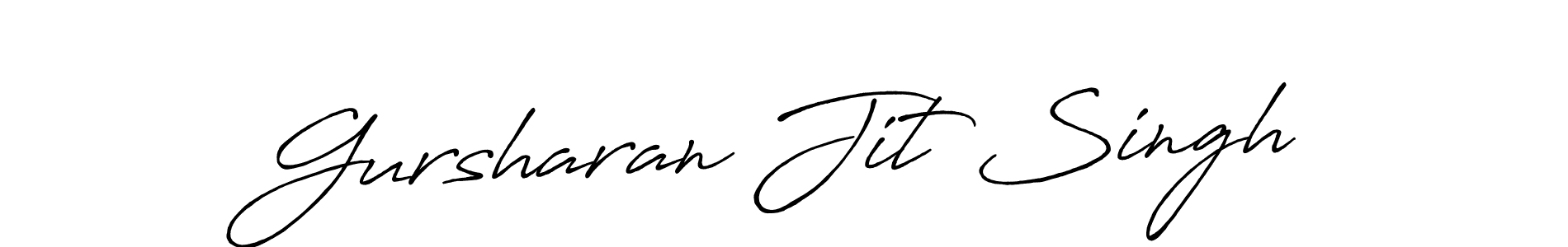 Use a signature maker to create a handwritten signature online. With this signature software, you can design (Antro_Vectra_Bolder) your own signature for name Gursharan Jit Singh. Gursharan Jit Singh signature style 7 images and pictures png